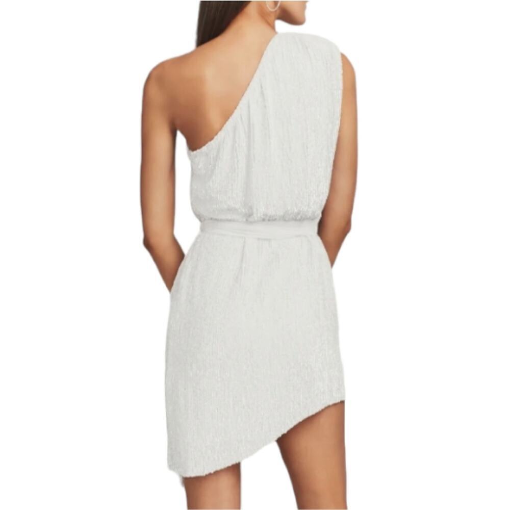 Retrofete Sequin Mini Dress One Shoulder - Picture 2 of 16